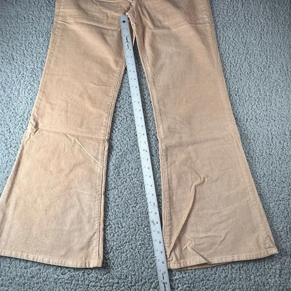 Tractr High Rise Flare Leg Tan Beige Corduroy Stretch Jeans Sz 12/31 NWT‎ - Picture 6 of 10